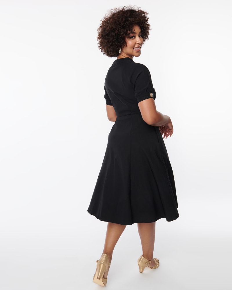 Button swing clearance dress